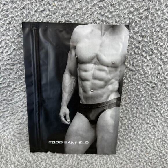 Todd Sanfield Brief Underwear mens XS Tan Hide Defiant Endurance Mesh NEW - Picture 3 of 4